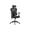 SONGMICS OBN064B01 Ergonomikus Hálós Irodai Szék Állítható Deréktámasszal Fekete