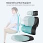 SONGMICS OBN064B01 Ergonomikus Hálós Irodai Szék Állítható Deréktámasszal Fekete