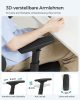 SONGMICS OBN064B01 Ergonomikus Hálós Irodai Szék Állítható Deréktámasszal Fekete