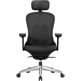   SONGMICS OBN065B01 Ergonomikus Állítható Irodai Szék Hálós Háttámlával - Fekete