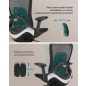 SONGMICS OBN065B01 Ergonomikus Állítható Irodai Szék Hálós Háttámlával - Fekete