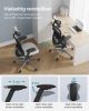 SONGMICS Ergonomikus Irodai Szék Premium Vászon Galambszürke