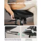   SONGMICS Premium Ergonomikus Irodai Szék Állítható Háttámlával Fekete