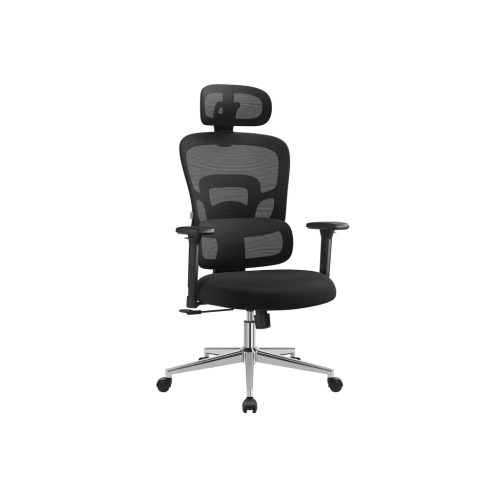 SONGMICS Ergonomikus Irodai Szék Magas Háttámlával Fekete