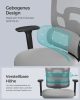 SONGMICS Ergonomikus Irodai Szék Hálós Háttámlával Fehér-Szürke