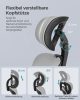 SONGMICS Ergonomikus Irodai Szék Hálós Háttámlával Fehér-Szürke