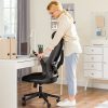 SONGMICS Ergonomikus Irodai Szék Állítható Fejtámlával és Kartámasszal Fekete