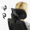 SONGMICS Ergonomikus Irodai Szék Állítható Fejtámlával és Kartámasszal Fekete