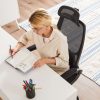 SONGMICS Ergonomikus Irodai Szék Állítható Fejtámlával és Kartámasszal Fekete