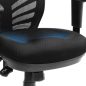 SONGMICS Ergonomikus Hálós Irodai Szék Állítható Deréktámasszal Fekete