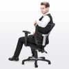 SONGMICS Ergonomikus Hálós Irodai Szék Állítható Deréktámasszal Fekete