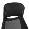 SONGMICS Ergonomikus Hálós Irodai Szék Fejtámlával Fekete