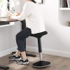 SONGMICS Ergonomikus Állítható Magasságú Billenő Szék Fekete