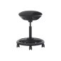   SONGMICS Active Ülőszék Állítható Magasságú Irodai Szék Fekete