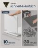 SONGMICS HOME Minimál Macska WC Szekrény Dohányzóasztal Hófehér