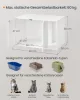SONGMICS HOME Minimál Macska WC Szekrény Dohányzóasztal Hófehér