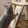 FEANDREA Rusztikus Macskabútor 96 cm Diófa Színű Többszintes Macskaház