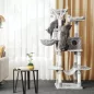 FEANDREA XXL Macskabútor 164 cm Világosszürke