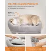 Feandrea PCT611W01 67 cm macskaház kiscicáknak plüss sisallal világosszürke