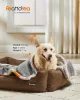 Feandrea vízálló kutyatakaró sherpa fleece anyagból szürke 101 x 73 cm