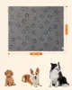 Feandrea vízálló kutyatakaró sherpa fleece anyagból közepes és nagy kutyáknak, macskáknak 152 x 127 cm XL géppel mosható kétoldalas kanapévédő szürke