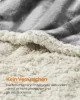 Feandrea Vízálló Kutya Takaró XXL Sherpa Fleece Anyagból Nagy és Extra Nagy Kutyáknak 203 x 152 cm Szürke