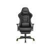 SONGMICS RCG070C01 Ergonomikus Gamer Szék Lábtartóval Fekete-Zöld