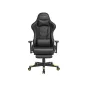   SONGMICS RCG070C01 Ergonomikus Gamer Szék Lábtartóval Fekete-Zöld