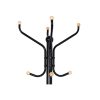 SONGMICS Elegáns Fém Ruhafogas Állvány Fekete 182 cm