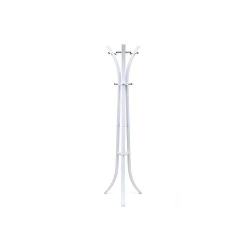 SONGMICS Modern Álló Ruhafogas 9 Akasztós Fém Fehér 176 cm