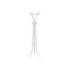 SONGMICS Modern Álló Ruhafogas 9 Akasztós Fém Fehér 176 cm