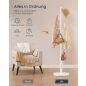 SONGMICS HOME Kaktusz Formájú Álló Fogas Felhőfehér 175 cm