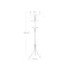 SONGMICS Elegáns Fém Ruhafogas Krémfehér 182 cm
