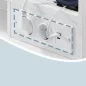   VASAGLE Kailyn RDT137W01 fésülködőasztal LED tükörrel felhőfehér