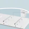 VASAGLE Kailyn RDT137W01 fésülködőasztal LED tükörrel felhőfehér