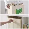 SONGMICS Dinoszauruszos Tárolódoboz Szett Bézs Gyerekszobába