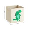 SONGMICS Dinoszauruszos Tárolódoboz Szett Bézs Gyerekszobába
