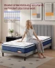 VASAGLE RMZ212QZ02 200 x 90 x 20 cm H3 Hibrid Matrac Zsebrugós Memóriahabbal 7 Zónás Kék