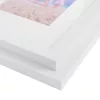 SONGMICS Fehér MDF Képkeret Szett A4 és 13x18 cm Méretben Üvegfronttal