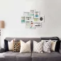   SONGMICS Modern Fali Képkeret Kollázs 10 db 10x15 cm-es Fotóhoz Fehér