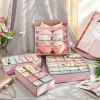 SONGMICS 4 Részes Rózsaszín Fiókrendező Szett Fehérneműkhöz