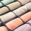 SONGMICS Fiókrendező Szett Fehérneműkhöz Szürke Textil Tárolódobozok 8 db-os RUS08GY