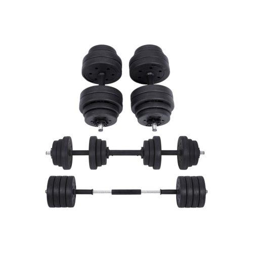 SONGMICS 2-in-1 Állítható Súlyzókészlet 30 kg Fekete
