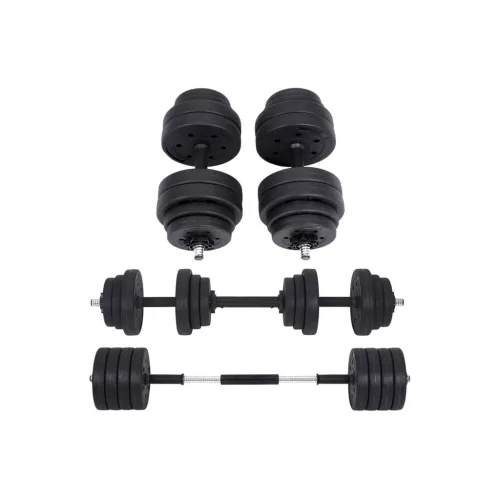 SONGMICS 2-in-1 Állítható Súlyzókészlet 30 kg Fekete