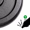 SONGMICS 2-in-1 Állítható Súlyzó Készlet 2 x 15 kg Öntöttvas Fekete