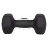 SONGMICS 2 db-os kézi súlyzó szett 2 x 5 kg neoprén bevonattal fekete hatszögletű csúszásmentes
