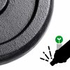 SONGMICS Állítható Öntöttvas Súlyzókészlet 2x30 kg Fekete