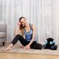 SONGMICS Hatszögletű Súlyzókészlet Állvánnyal - 1-2-3 kg Neoprén Bevonattal