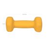 SONGMICS Neoprén Súlyzó Szett Sárga 2x1 kg Hatszögletű Kézi Súlyzó
