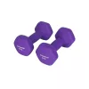 SONGMICS Neoprén Súlyzó Szett 2x2 kg Csúszásmentes Lila